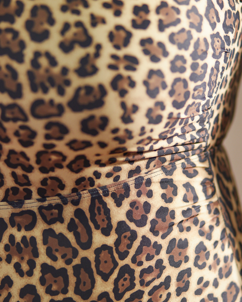 NAOMI RING FULLER BUST SWIMSUIT - LEOPARD PRINT