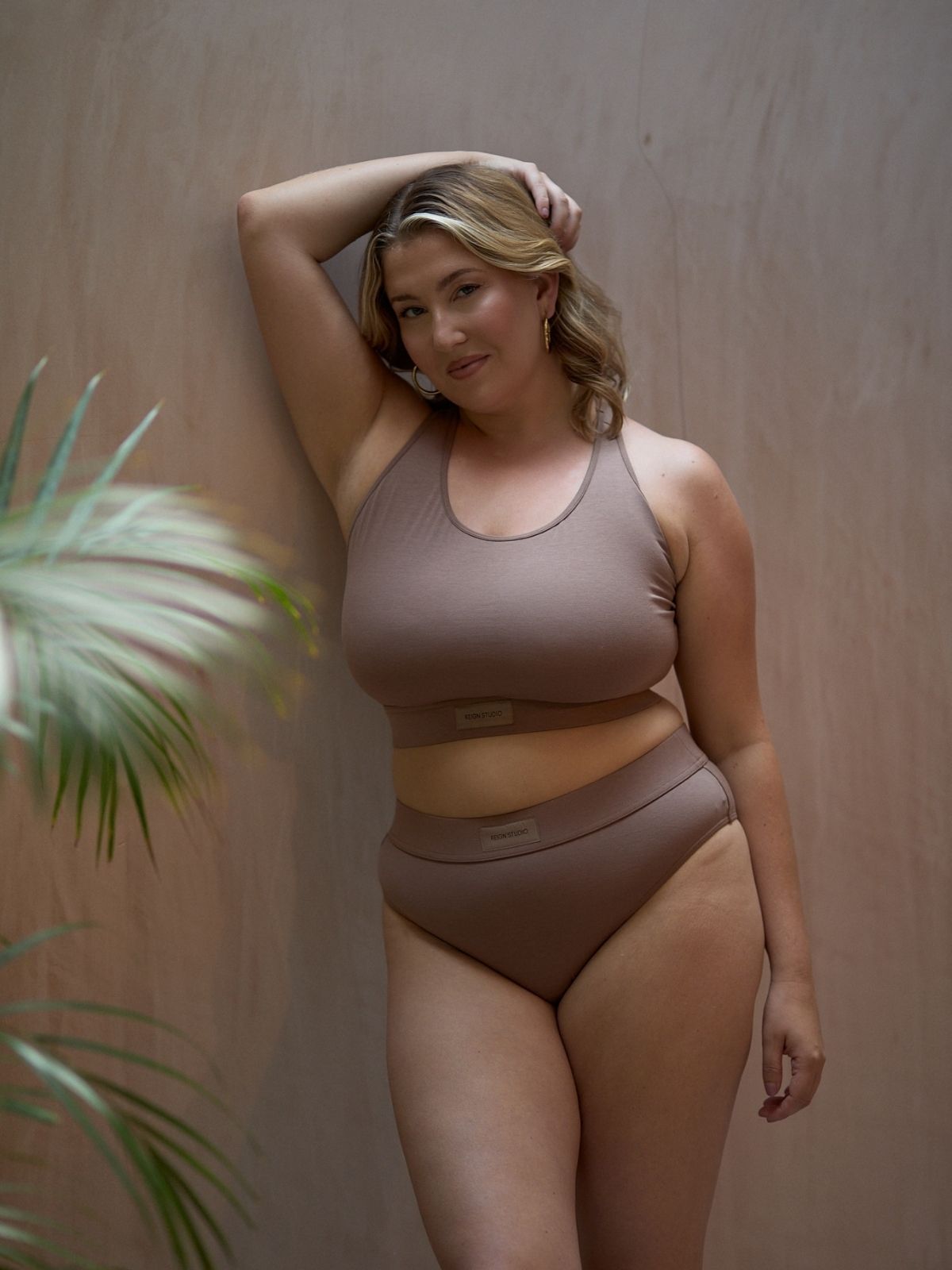 Chill With Me Fuller Bust Bralette Top - Biscuit (Beige)