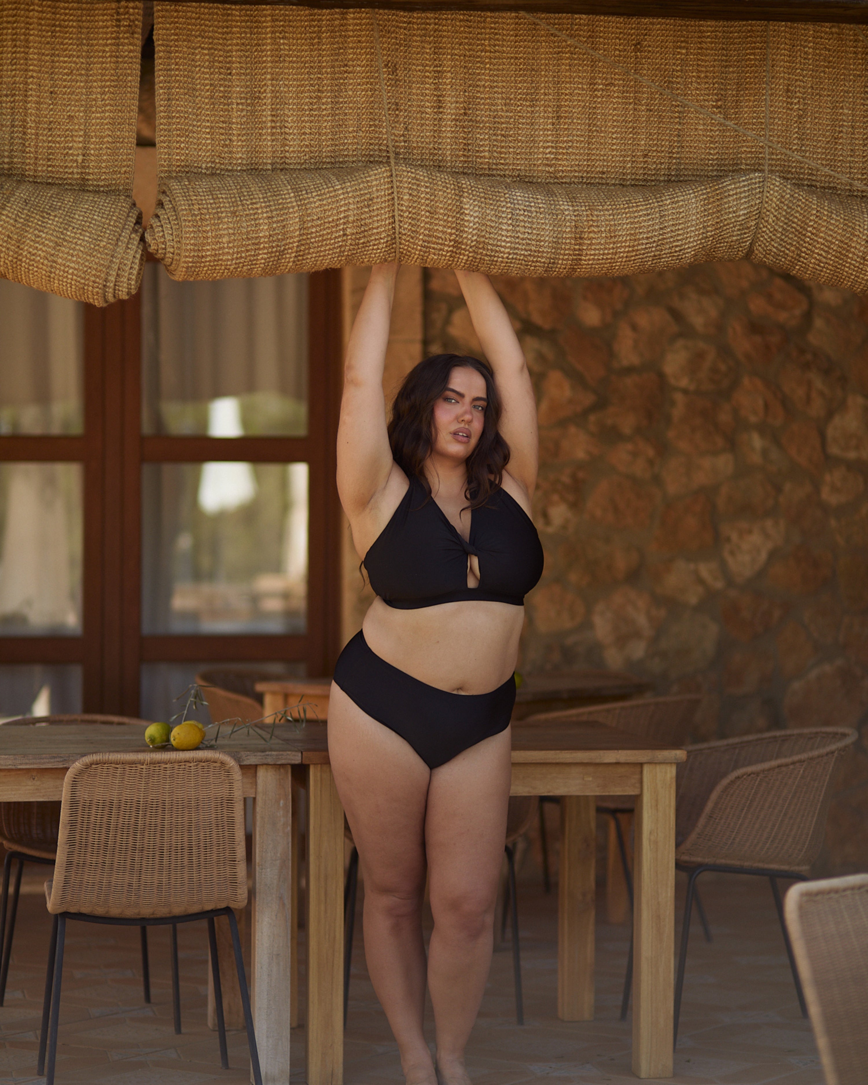 ROSA FULLER BUST BIKINI TOP - MIDNIGHT (BLACK)