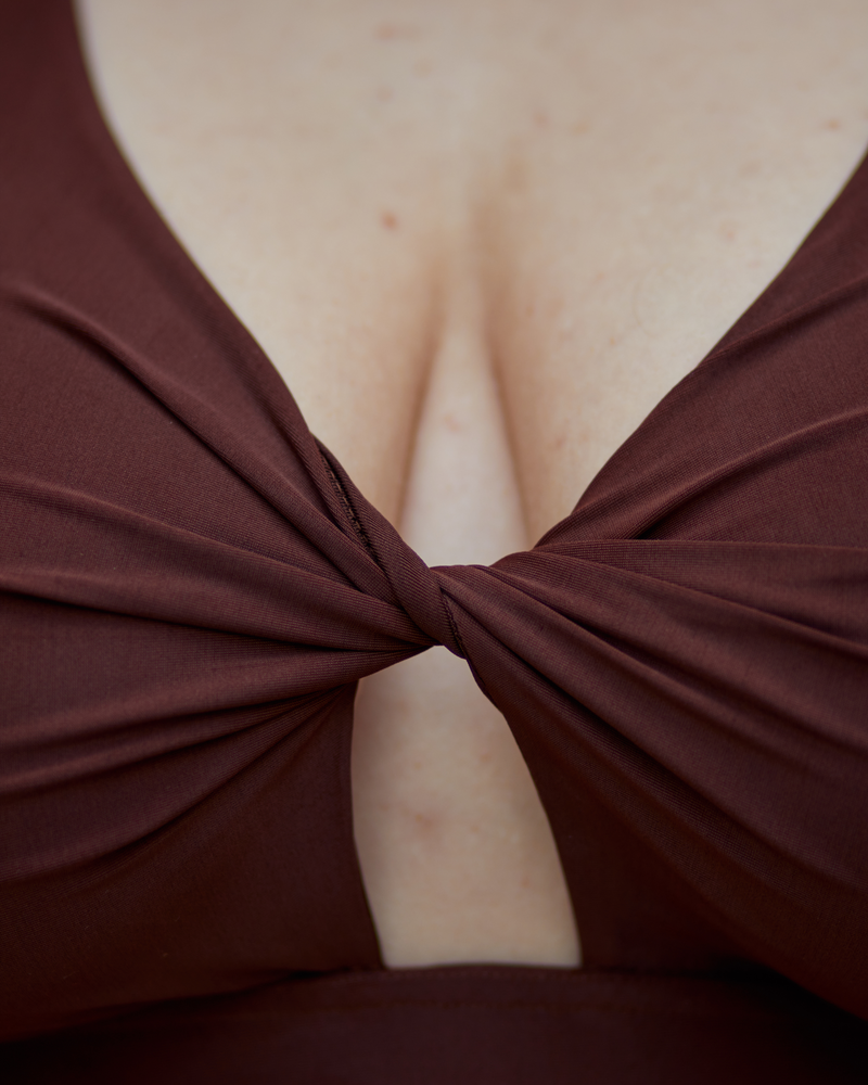 ROSA FULLER BUST BIKINI TOP - ESPRESSO