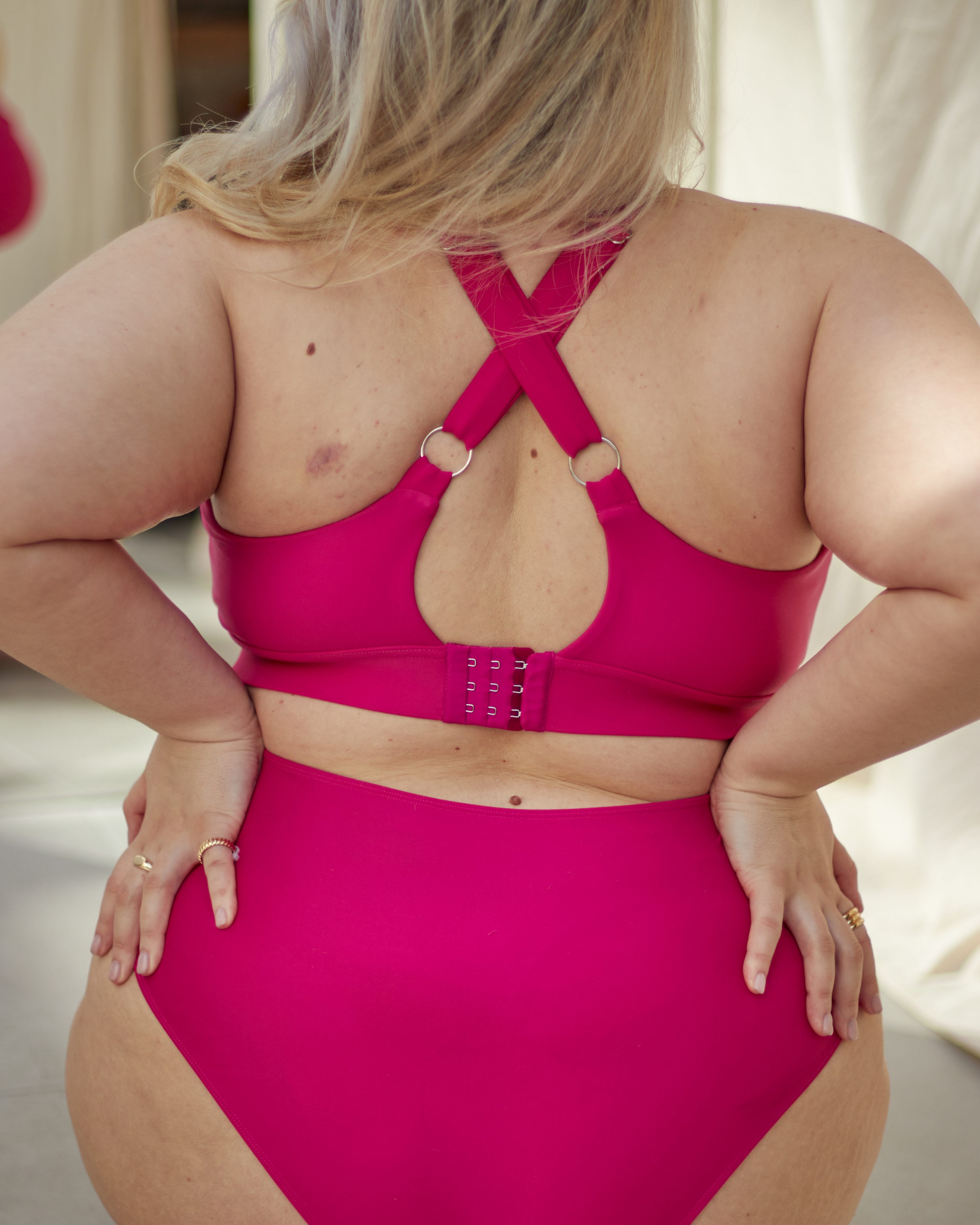ROSA FULLER BUST BIKINI TOP -  FUCHSIA PINK