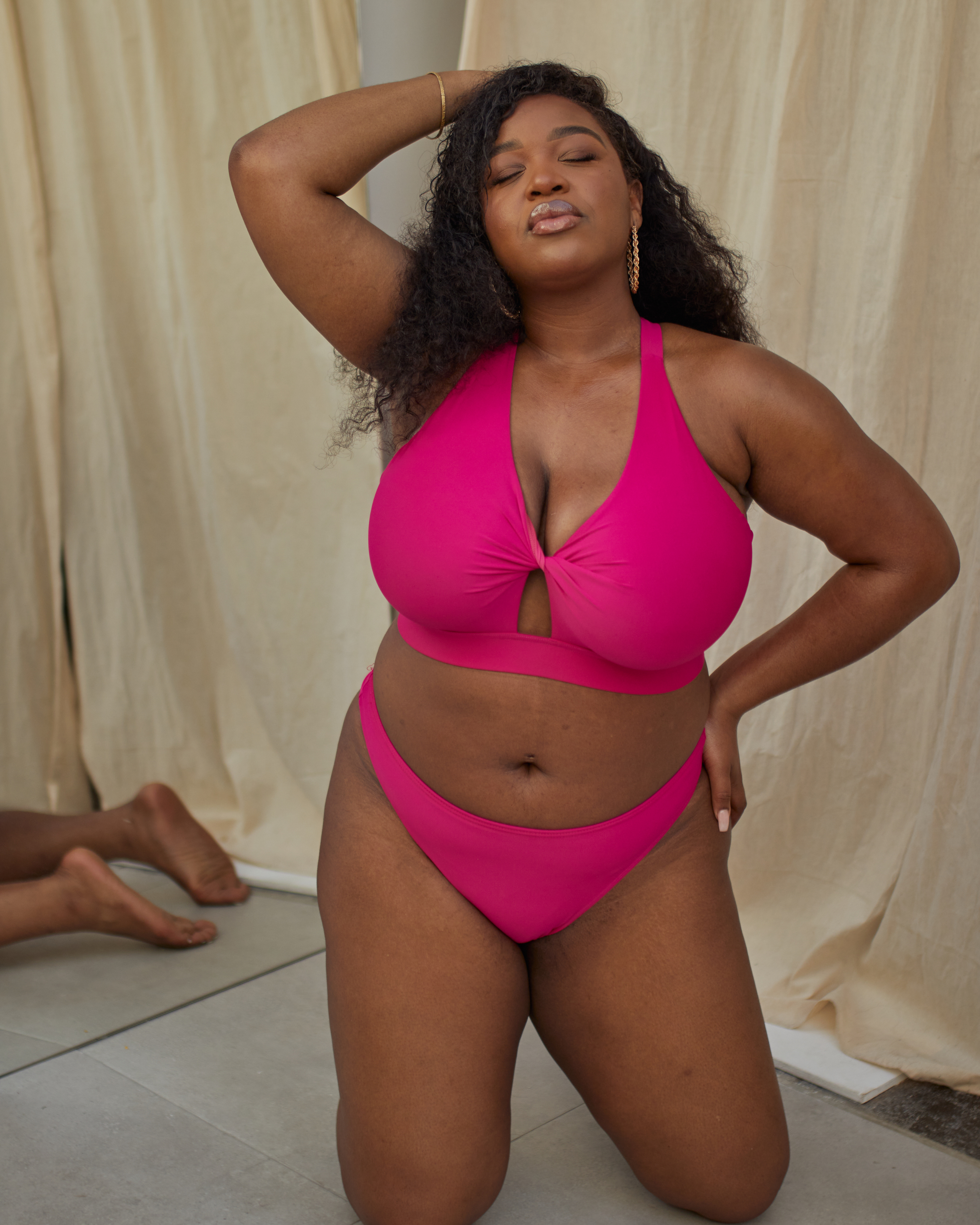 ROSA FULLER BUST BIKINI TOP -  FUCHSIA PINK