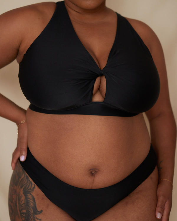 ROSA FULLER BUST BIKINI TOP - MIDNIGHT (BLACK)