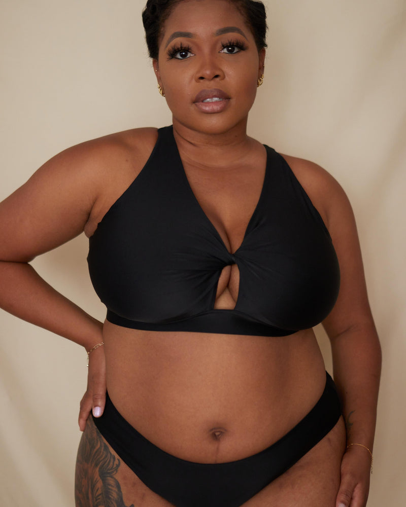 ROSA FULLER BUST BIKINI TOP - MIDNIGHT (BLACK)