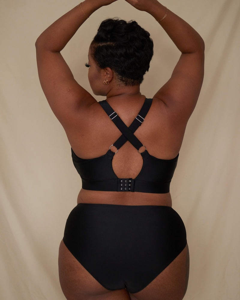 ROSA FULLER BUST BIKINI TOP - MIDNIGHT (BLACK)