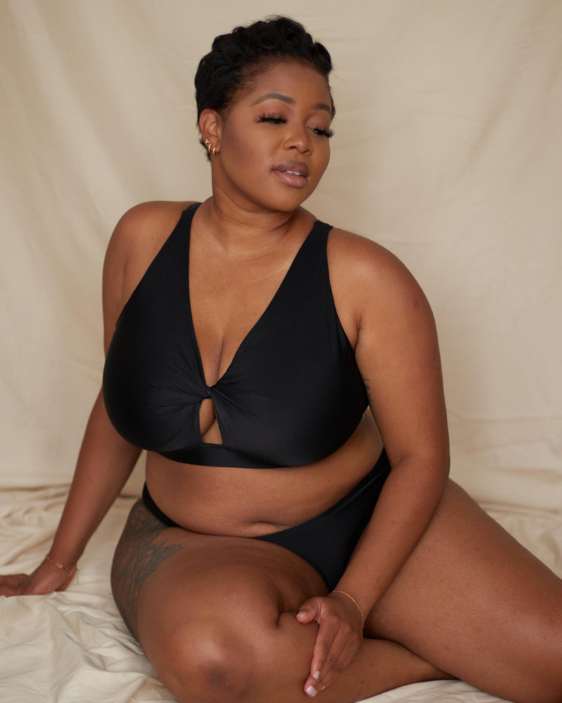 ROSA FULLER BUST BIKINI TOP - MIDNIGHT (BLACK)